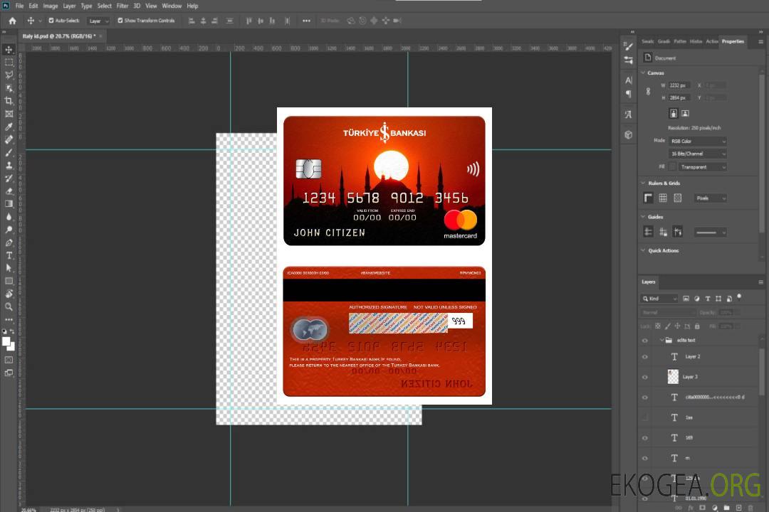 Carte bancaire Mastercard Bankasi de Turquie template